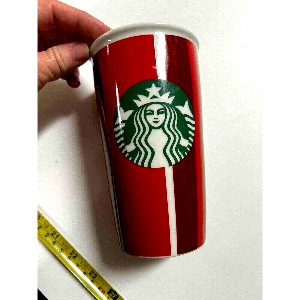 2018 holiday‎ Starbucks Coffee cup tumbler 12 Oz no lid great shape ARL-B